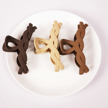 Matte Twist Hair Claw Clip Random Colors