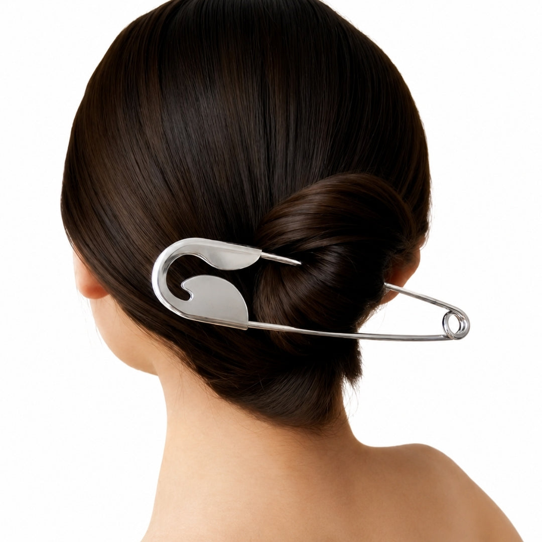 Decorative Hair Pins for Women, 2 Pcs Large Hair Bun Pins, Random Color (one piece )