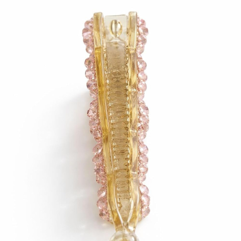 Luxury Crystal Hair Tie Set for Women & Girls Random Color (one Piece )