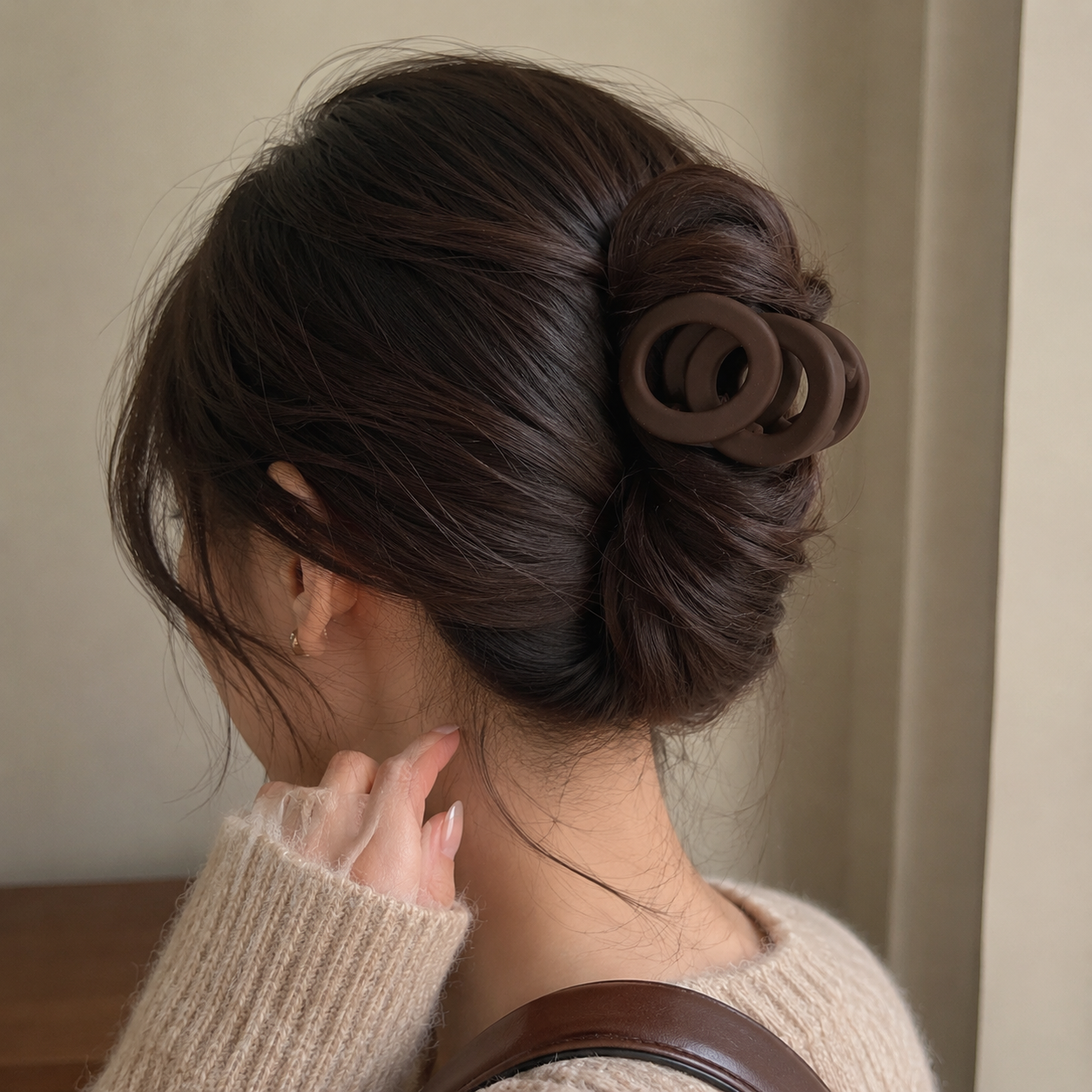 Infinity Loop Hair Claw Clip Random Colors