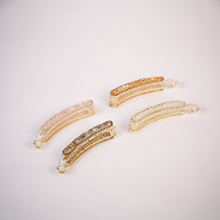 Acrylic Hair Barrette | Strong Hold Hair Accessory Random Color  (one Piece )