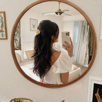Yellow Flower Hair Clips – Elegant Gold Floral Hair Accessories Random Color(one piece )