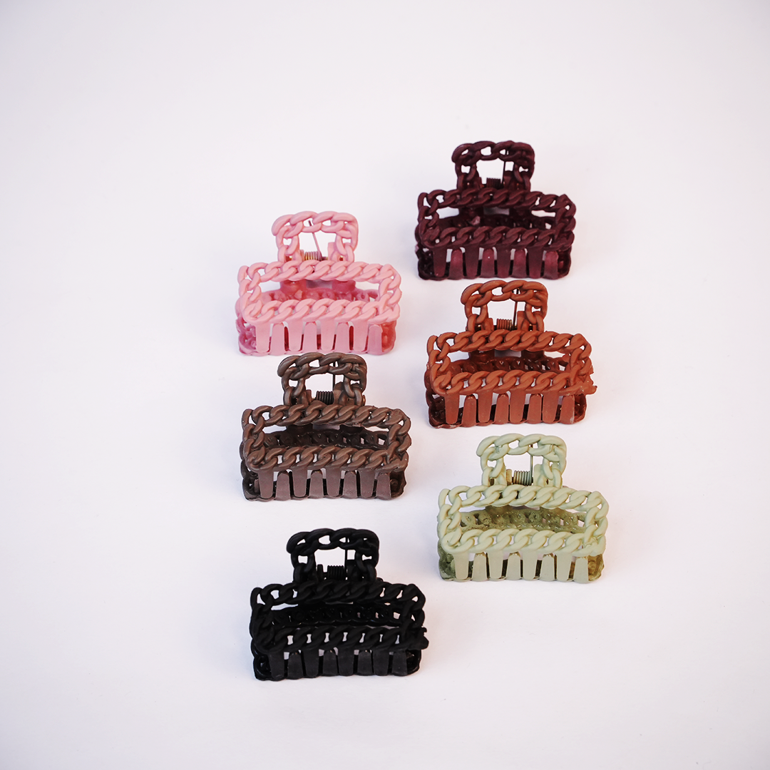 Braided Matte Hair Claw Clip