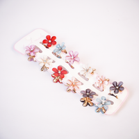 Pearl Blossom Mini Hair Claw Clip