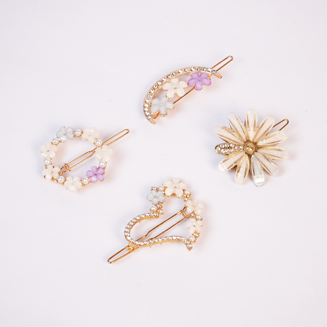 Floral Elegance Hair Pin Collection