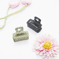 Braided Matte Hair Claw Clip Random Color (one Piece )