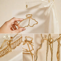 Gold Bow Hair Claw Clip Set – Elegant Metal Bow Hair Clips Random Color