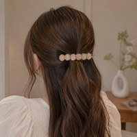 Luxury Crystal Hair Tie Set for Women & Girls Random Color (one Piece )