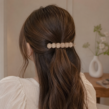 Luxury Crystal Hair Tie Set for Women & Girls