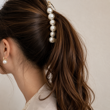 Luxury Pearl Hair Tie for Women & Girls