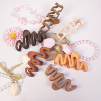 Matte Amber Mini Claw Clip