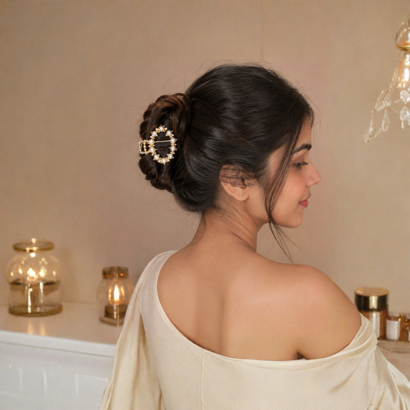 Pearl Luxe Hair Pin Collection Random Color ( one piece )