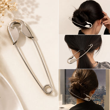 Decorative Hair Pins for Women, 2 Pcs Large Hair Bun Pins, Random Color (one piece )