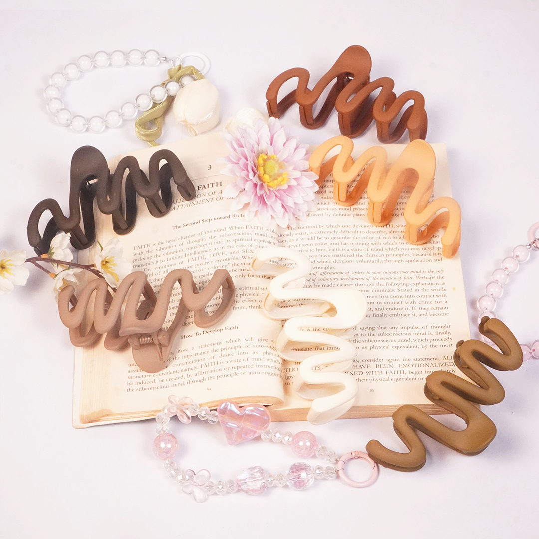 Matte Amber Mini Claw Clip
