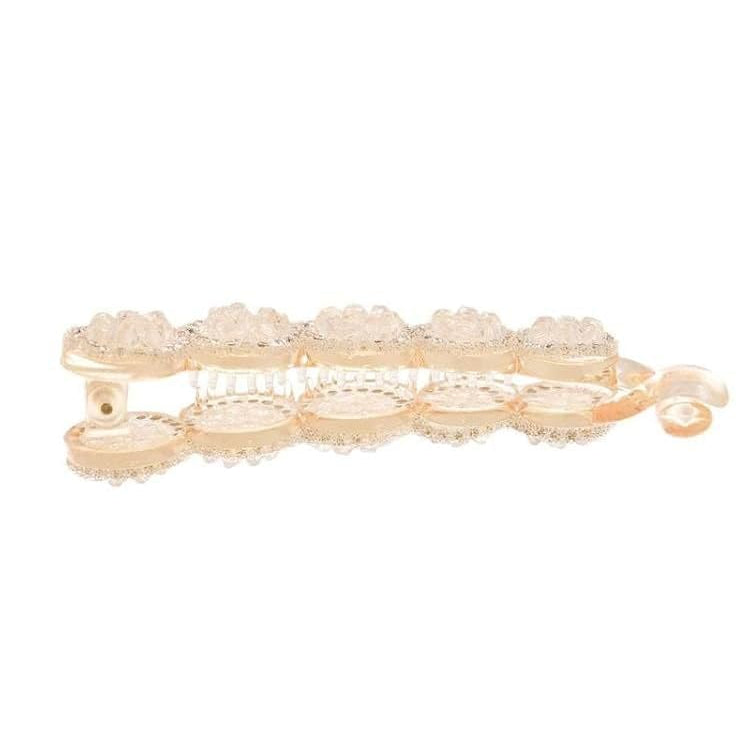 Luxury Crystal Hair Tie Set for Women & Girls Random Color (one Piece )