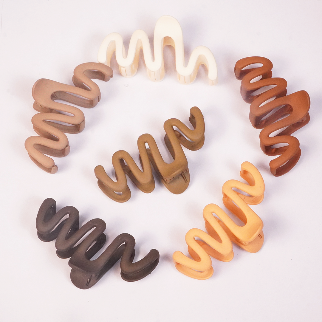 Matte Amber Mini Claw Clip