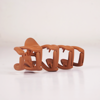 Matte Amber Mini Claw Clip