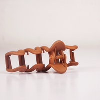 Matte Amber Mini Claw Clip