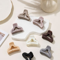 SculptEase Hair Claw Clips – Set of 8 Minimalist Matte Random Color
