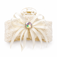 White Lace Bow Hair Claw Clip – Elegant Floral Lace Hair Accessory Random Color