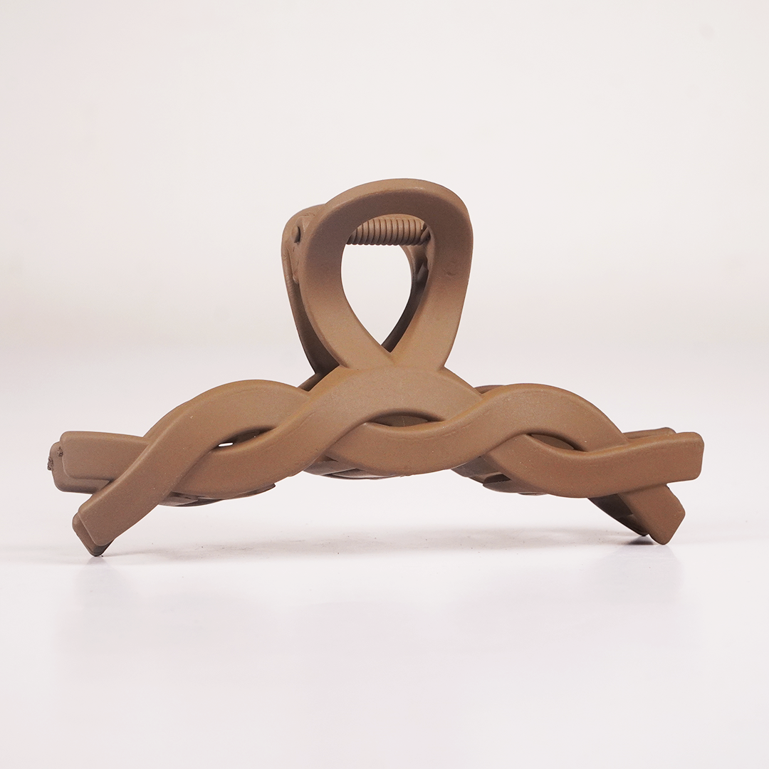 Matte Twist Hair Claw Clip