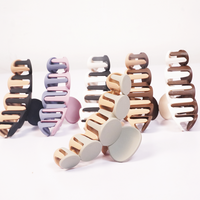 Mono Dot Hair Claw Clip