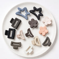 Minimalist Hair Claw Clip Set for Women – Assorted Flower,