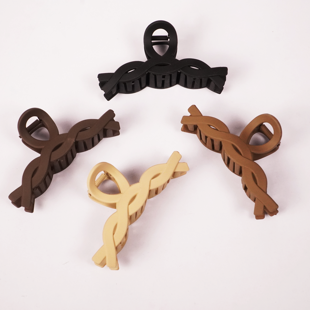 Matte Twist Hair Claw Clip