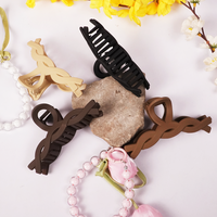 Matte Twist Hair Claw Clip