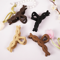 Matte Twist Hair Claw Clip