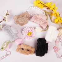 Soft Faux Fur Hair Claw Clip for Women