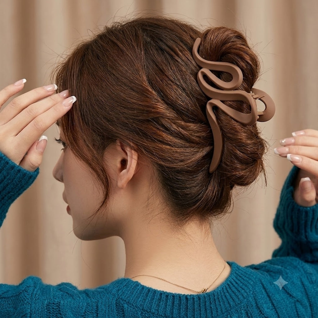 WaveGrip Hair Clips for Women – Stylish S-Shaped Hair Random Color
