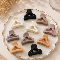 SculptEase Hair Claw Clips – Set of 8 Minimalist Matte Random Color