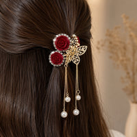Stylish Hair Clips for Women | Pearl, Chain & Decorative Hair Accessories | Set of 4