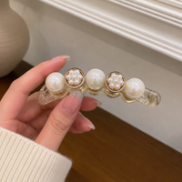 Pearl Bloom Banana Hair Clip