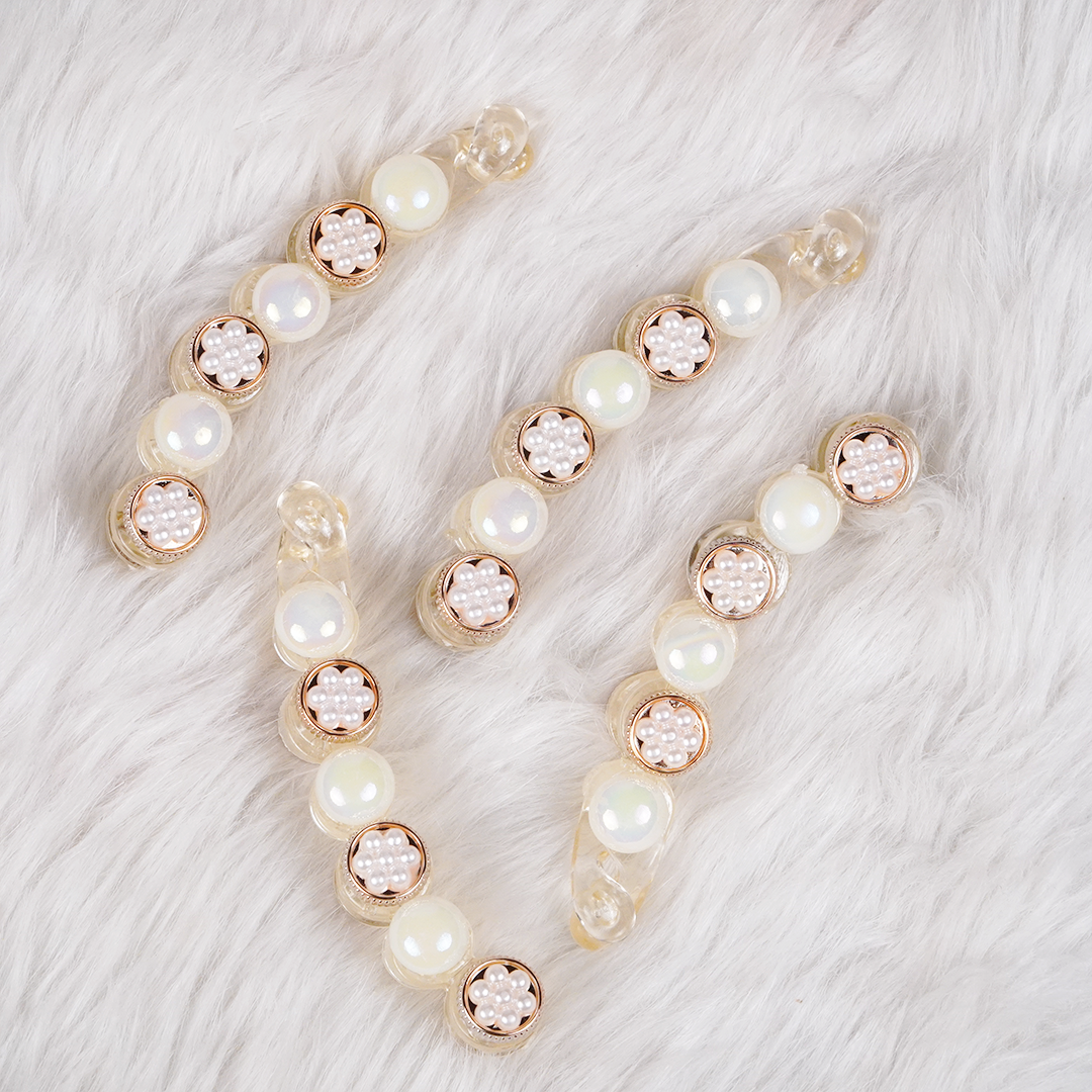 Pearl Bloom Banana Hair Clip