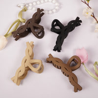 Matte Twist Hair Claw Clip Random Colors