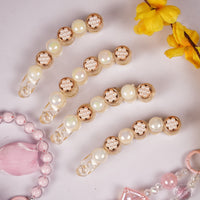 Pearl Bloom Banana Hair Clip