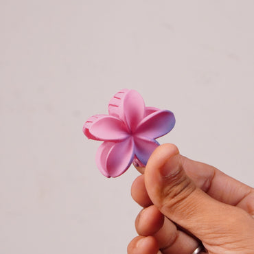 Tropical Blossom Flower Hair Claw Clip – Cute Floral Hold for Effortle