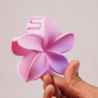 Tropical Blossom Flower Hair Claw Clip – Cute Floral Hold for Effortle