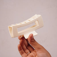 Minimal Matte Rectangle Hair Claw Clip ( Rendom colour  )