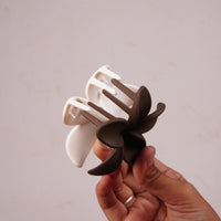 Elegant Plumeria Flower Hair Claw Clip Random Colors