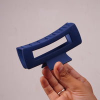 Minimal Rectangle Hair Claw Clip ( Random color  )  (one Piece )