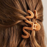 Matte Amber Mini Claw Clip  Random Colors