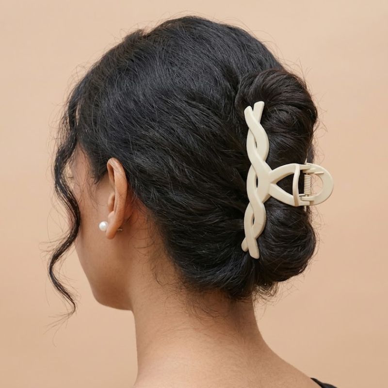 Matte Twist Hair Claw Clip Random Colors