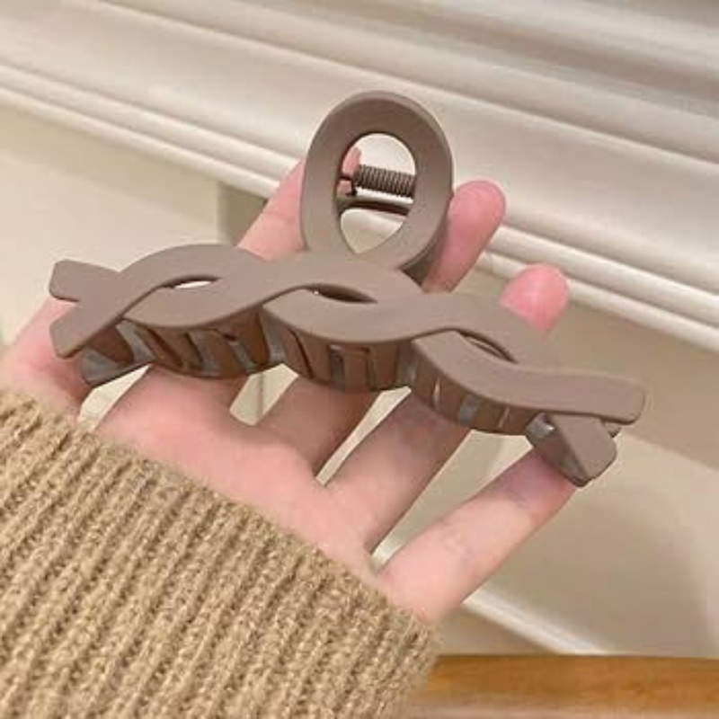 Matte Twist Hair Claw Clip Random Colors