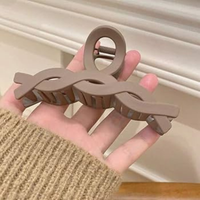 Matte Twist Hair Claw Clip Random Colors