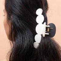Mono Dot Hair Claw Clip