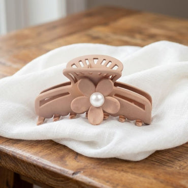 Pearl Blossom Hair Claw Clip Random Colors