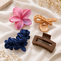 Stylish Hair Claw Clips for Women | Floral & Bow Hair Accessories | Set of 4